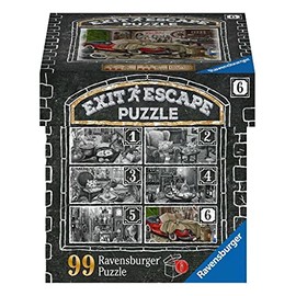 Ravensburger Exit Puzzle 16882, Im Gutshaus Garage, 99 Pieces Puzzle for Adults and Children from 14 Years