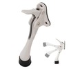Kickdown One Touch Door Stopper 4 inch - Durable Heavy-Duty