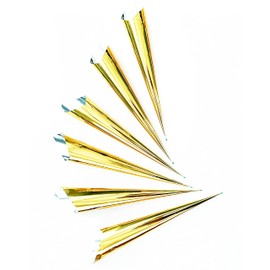 Henna Squad Conos De Henna Vacíos, Conos De Celofán Enrollados A Mano Para Dispensador De Aplicadores De Henna O Jagua Para Henna, Jagua Y Decoración De Pasteles, Paquete De 6, Los Colores Pueden Vari