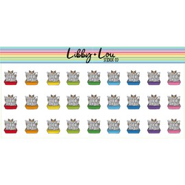 Cat Litter | Scoop the Poop Planner Sticker | Libby and Lou Sticker Co