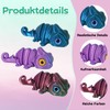 HYZSHL 3PCS 3D Tiere Chamäleon, Eidechse Spielzeug, Flexibel Bewegliche 3D