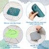 Yinkin 4 Pcs Shower Drain Cover Silicone Tub Stopper Floor