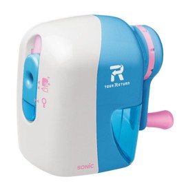 Sonic Toga-Return Manual Pencil Sharpener , whites