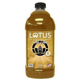 Gold Lotus Plant Energy Drink Concentrate | Pure Cane Sugar | 64 fl oz | 1:5 | Natural Caffeine from Green Coffee Bean