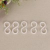 Healifty Plastic S-shaped Hooks Hangers Kitchen Bathroom Spoon Towel Clothes