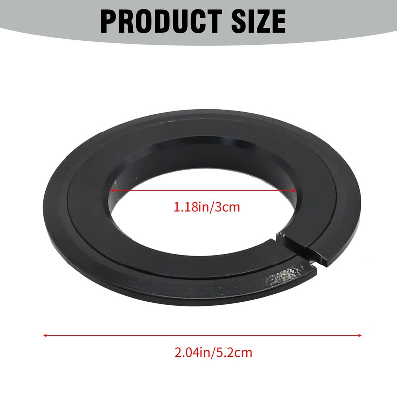 Ollanoos Universal Bicycle Front Fork Adapter, Bicycle Front Fork Steer