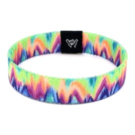 Hang Loose Bands- Coastal Bracelet - Electric Chevron| Extra Small: 5.5" length (for petites & kids)