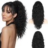 Curly Ponytail Extension with Clip, 45 cm Claw Clip Ponytail