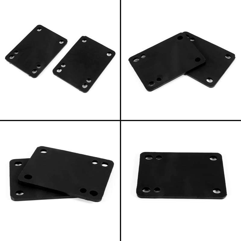 Ahvqevn Rubber Skateboard Riser Pad 1/8 3Mm Pack of 2