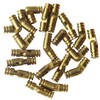 UOOOM 20 pcs Invisible Hinges Brass Tone Mini Hidden Cylindrical