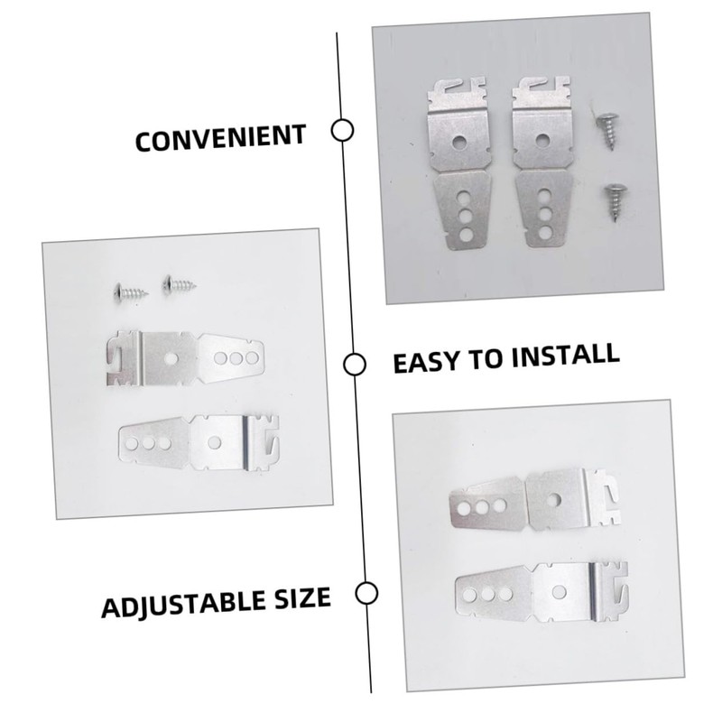 Hohopeti Dishwasher Side Brackets Set Dishwasher Mounting Clips Plate Dishwasher