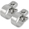 2 x Exhaust Clamps Diameter from 34 to 82 mm
