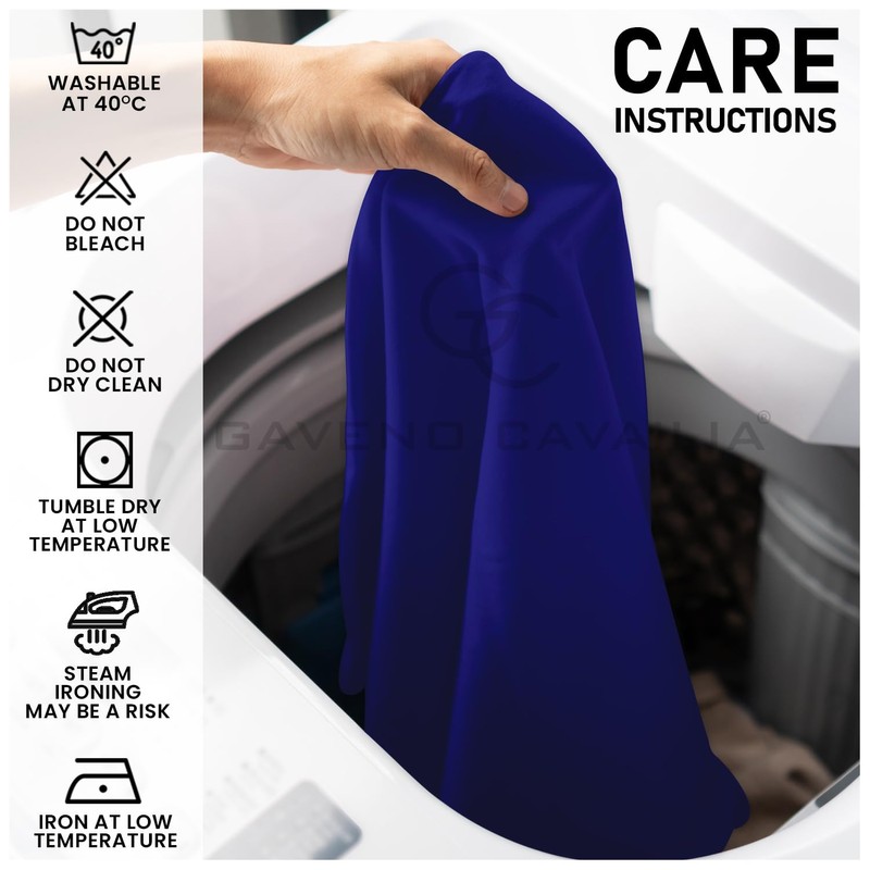 Premium King Size Extra Deep Fitted Sheet Royal Blue -