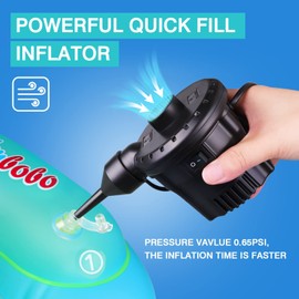 Electric Air Pump, Camping Electric Pumps for Inflatables with 3 Nozzles,Air Pump for Air Mattress, Boats,Inflatable Beds, Paddling Pools, UK 3 Pin Plug