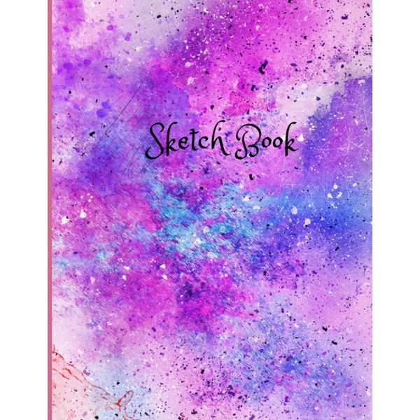 Sketchbook: Abstract Background Sketchbook for Doodling, Pen and Pencil Drawing,