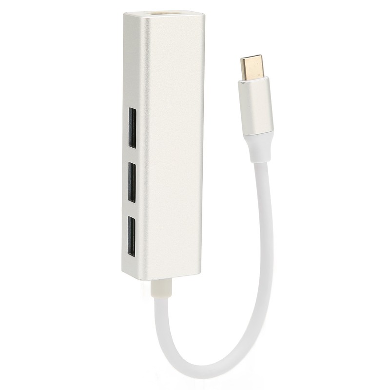 USB C to Ethernet Adapter RJ45 3 USB3.0 Ports High