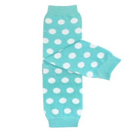 Wrapables Colorful Baby Leg Warmers Set of 4, Dots Aqua, Hot Pink, Pink, Lilac