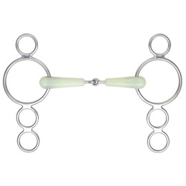 Shires Equikind Jointed 3 Ring Dutch Gag : 5"