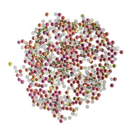 Operitacx 2880pcs Flatback Glass Rhinestones for Nail Art Nail Charms Effortless Application for Creative Crafting for Makeup Phone Decorations