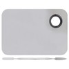 Generic Paleta de Mezcla de Maquillaje Cosmético Profesional de Acero