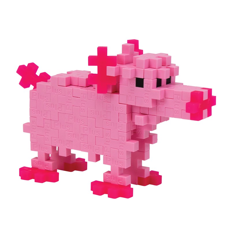 PLUS PLUS 3D Animal Figurine Building Block Set, 70 Mini