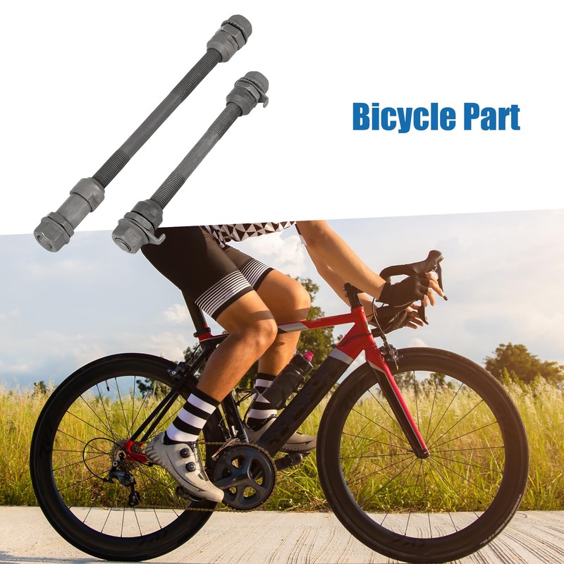 A ABSOPRO 9.5mm Wheel Hub Axle Front Rear Axle Solid