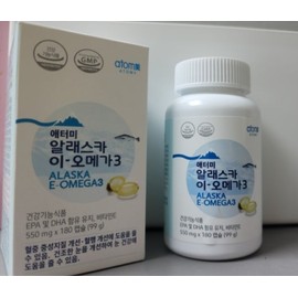 Atomy Alaska E-Omega 3 550mg x 180 capsules 1ea / 애터미 알래스카 이-오메가3 550mg x 180캡슐 1개