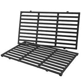 QuliMetal 7637 17.5 Inches Cast Iron Grill Cooking Grates for Weber Spirit 200 Series, Spirit E-210, E-220, S-210, S-220, Spirit II 200 Series Gas Grills with Front Mounted Control Panels (2013-2016)
