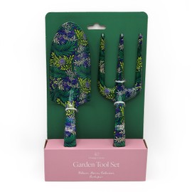 Fork and Trowel Garden Tool Set - William Morris Larkspur Design