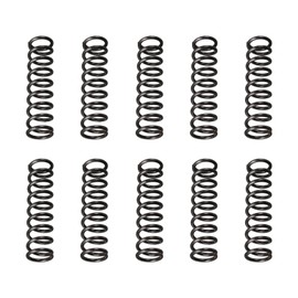 DTGN 1.2x9x35mm(DxODxL) Compression Spring - 10Pack - Good for Machinery - Spring Steel Extension Spring - Black