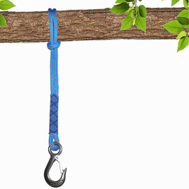 Tread star Hanging Rope, Hammock Attachment, Swing Attachment, Outdoor Swing Attachment Set for Swings, Hammock 2500 lbs, 10 mm Diameter (Blue-0.6 m, 1 Pack)