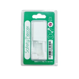 Safety Piercer, Silver, Medical Stainless Steel, 0.1 inch (3 mm), Rose Color, 5M110WL