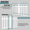 TANG 30" H x 84" W Vinyl Picket Fence Panel
