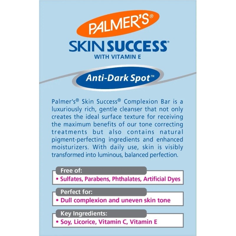 Jabn Facial Antimanchas Palmers Skin Success Anti-dark Momento de aplicacin