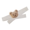 Bear Head Pattern Curtain Tiebacks for Nursery Milk Tea Bear