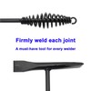 VASTOOLS Welding Chipping Hammer with Coil Spring Handle,10.5",Cross Chisel and