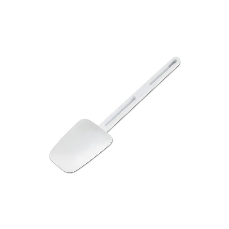 Rubbermaid Commercial Spoon-Shaped Spatula, 13 1/2 in, White - Includes