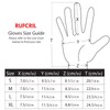RUFCRIL 3 Pairs Cut Resistant Gloves Food Grade, LEVEL 5