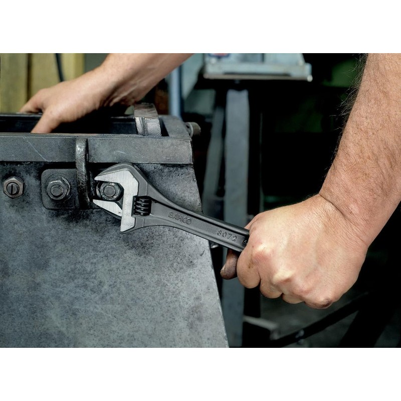 15" SAE Adjustable Industrial Black Finish Wrench