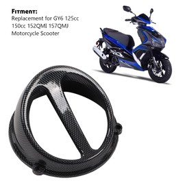Motorcycle Air Blade Cover, Motorcycle Air Blade Cap, Motorcycle Engine Fan Cover Carbon Fiber Style For GY6 125cc 150cc Scooter