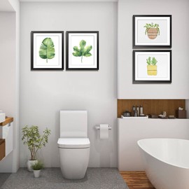 Giftgarden 8x10 Picture Frame Black with Mat, 9x11 Frames Matted to 8 x 10’ Photos for Wall or Tabletop Decor, Set of 4