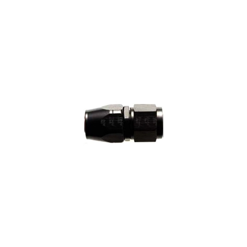 XRP 100008BB Size 8 Black Straight Hose End
