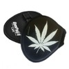 Pot Leaf Design Leather Workout Gloves | Weight Lifting Grips|