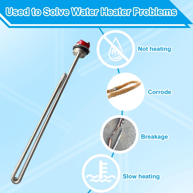 Dgqtrx Upgraded 240V 5500W Hot Water Heating Element (Stainless Steel)