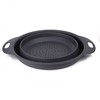 Zirbel Colander Foldable Set of 2 Pasta Strainer Space-Saving