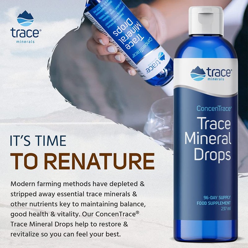 Trace Minerals Trace Minerals ConcenTrace Trace Mineral Drops (237 ml)