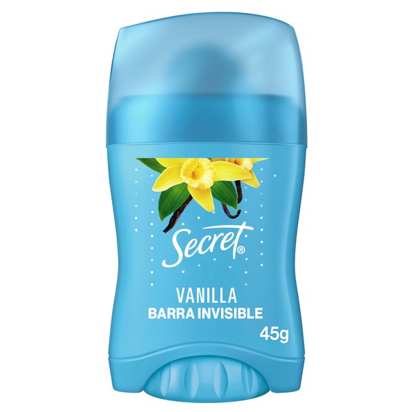 Secret Barra Invisible Antitranspirante Vainilla 45 g