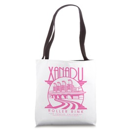 Olivia Newton-John Xanadu Roller Rink Pink Logo Tote Bag