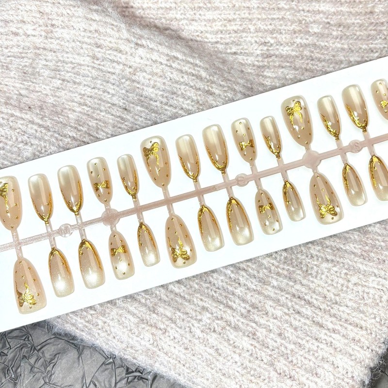 Domiya WY374 Nail Tips, 30 Pieces, Ballet, Popular, False Nails,