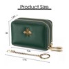 imeetu RFID Credit Card Holder, Small Leather Zipper Card Case